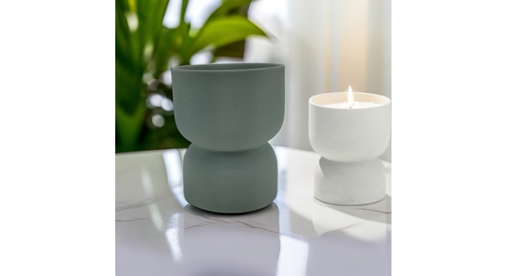 European Styles Ceramic Candle Vessel