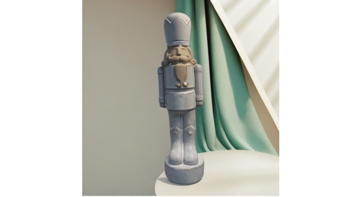 Ceramic Figurine Nuntcraker for CHristmas ornaments