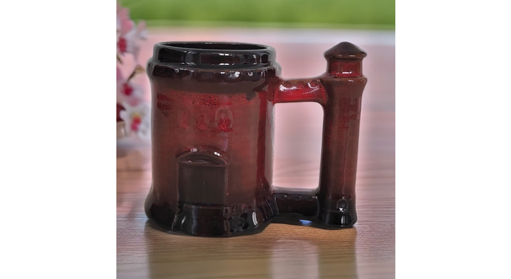 Ceramic Mug in  Castle-shaped