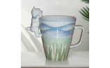 Ceramic Mug with Funy Dog